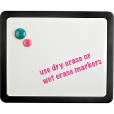Lorell LLR 80664 — Lorell Magnetic Dry-erase Board - 15.9 (1.3 ft) Width x 12.9 (1.1 ft) Height - Black Frame - 1 Each
