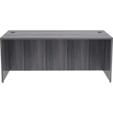 Lorell LLR 69550 — Lorell Weathered Charcoal Laminate Desking Desk Shell - 72 x 36 x 29.5 , 1 Top - Material: Polyvinyl Chloride (PVC) Edge - Finish: Laminate Top, Weathered Charcoal Top