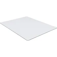 Lorell LLR 82835 — Lorell Tempered Glass Chairmat - Floor - 60 Length x 48 Width x 0.25 Thickness - Rectangle - Tempered Glass - Clear