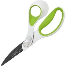 ACME UNITED CORPORATION ACM 16446 — Westcott Bent CarboTitanium Scissors - 8 Overall Length - Bent - Titanium - Pointed Tip - Gray - 1 Each