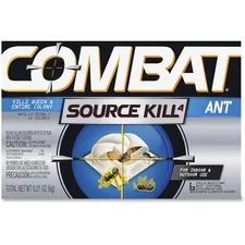 HENKEL CORPORATION DIA 45901 — Combat Bait Stations Ant Killer - Ants - 0.21 oz - Black, Silver - 6 / Box