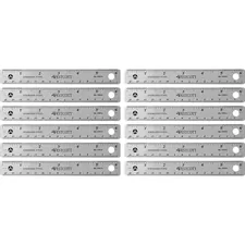 ACME UNITED CORPORATION ACM 10414BX — Westcott Stainless Steel Rulers - 6 Length 0.8 Width - 1/16, 1/32 Graduations - Metric, Imperial Measuring System - Stainless Steel - 12 / Box - Stainless Steel