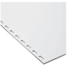 GBC-COMMERCIAL & CONSUMER GRP GBC 2020046 — GBC CombBind 19-Hole Punched Inkjet, Laser Binder Paper - White - 96 Brightness - Letter - 8 1/2 x 11 - 20 lb Basis Weight - 500 / Pack
