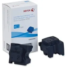 XEROX XER108R00990 — Xerox Cyan Solid Ink (2 Sticks/Box) (Total Box Yield 4200)
