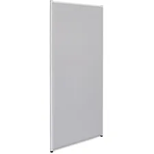 Lorell LLR 90253 — Lorell Gray Fabric Panels - 30.5 Width x 71 Height - Steel Frame - Gray - 1 Each