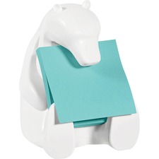 3M MMM BEAR330 - Post-it White Bear Dispenser Pop-up Note Dispenser - 3 x 3 N