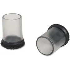 Lorell LLR 49320 — Lorell Clear Sleeve Floor Protectors - Clear - 8/Pack