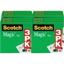 3M MMM 810H3BD — Scotch 1/2W Magic Tape - 36 yd Length x 0.50 Width - 1 Core - 12 / Bundle - Matte Clear