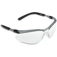 3M MMM 113800000020 — 3M Adjustable BX Protective Eyewear - Anti-fog, Adjustable, Comfortable, UV Resistant - Ultraviolet Protection - Polycarbonate Lens - Silver, Black - 1 Each
