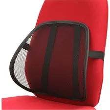 Lorell LLR 42171 — Lorell Ergo Mesh Lumbar Back Support - Black