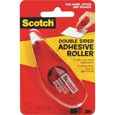 3M MMM 6061 — Scotch Double-Sided Adhesive Roller - 26 ft Length x 27 Width - Dispenser Included - Handheld Dispenser - 1 / Each - Clear