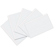 PACON CORPORATION PAC 5136 - Pacon Ruled Index Cards - Front Ruling Surface - Ruled - 0.2