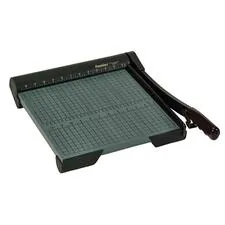 Martin Yale Industries PRE W12 — Premier Heavy-Duty Wood Series Paper Trimmers - 1 x Blade(s)Cuts 20Sheet - 12 Cutting Length - Straight Cutting - 4 Height x 12.9 Width x 16 Depth - Wood Base, Steel Blade - Green