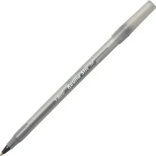 BIC BIC GSM240BK — BIC Round Stic Ballpoint Pen - Black - Translucent Barrel - 240 / Carton