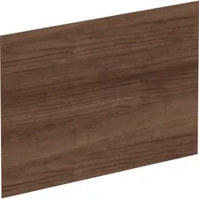 Lorell LLR 90276 — Lorell Adaptable Panel Dividers - 24 Width x 2 Height x 37 Depth - Aluminum - Walnut - 1 Each
