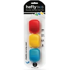 LEE PRODUCTS COMPANY LEE 13114 — LEE Clip Dispenser Index Tabs - Write-on Tab(s) - 1.75 Tab Height x 1.25 Tab Width - Assorted Tab(s) - 75 / Pack