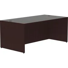 Lorell LLR 18206 — Lorell Espresso Laminate Desk - 72 x 36 x 29.5Desk Shell, 1 Top - Material: Polyvinyl Chloride (PVC) Edge, Laminate Top - Finish: Espresso