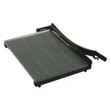 Martin Yale Industries PRE 715 — Premier Stakcut Paper Trimmers - Cuts 30Sheet - 15 Cutting Length - Straight Cutting - 0.8 Height x 13 Width x 14.9 Depth - Wood Base, Steel Blade - Green