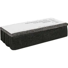 Lorell LLR 1 — Lorell Chalkboard Eraser - Noiseless, Dustless - Black - Felt - 1Each