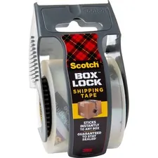 3M MMM 195 — Scotch Box Lock Dispenser Packaging Tape - 22.20 yd Length x 1.88 Width - Dispenser Included - 1 / Roll - Clear