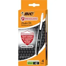 BIC BIC MPCMAP4 — BIC Antimicrobial Mechanical Pencils - 0.7 mm Lead Diameter - Multi Lead - 4 / Pack