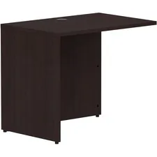Lorell LLR 18263 — Lorell Espresso Laminate Desk - 35 x 24 x 29.5Return Shell, 1 Top - Finish: Espresso Laminate