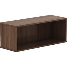 Lorell LLR 90280 — Lorell Panel System Open Storage Cabinet - 18.1 Height x 31.5 Width x 15.8 Depth - Walnut - Laminate - 1 Each