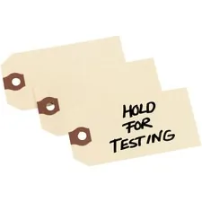 Avery Dennison AVE 12303 — Avery® Unstrung Manila Shipping Tags - 3.75 Length x 1.87 Width - Rectangular - 1000 / Box - Card Stock - Manila