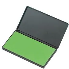 CHARLES LEONARD LEO 92225 — CLI Nontoxic Foam Ink Pads - 1 Each - 2.8 Width x 4.3 Length - Foam Pad - Green Ink - Green