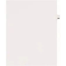 Avery Dennison AVE 82472 — Avery® Side Tab Individual Legal Dividers - 25 x Divider(s) - Side Tab(s) - 256 - 1 Tab(s)/Set - Letter - 8 1/2 Width x 11 Length - White Paper Divider - 1