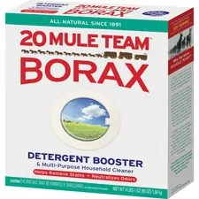 HENKEL CORPORATION DIA 00201CT — BORAX All Natural Laundry Booster - Powder - 6 / Carton - Natural