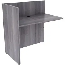 Lorell LLR 18308 — Lorell Weathered Charcoal Laminate Desking - 1 Top, 42 x 24 x 41.5 - Material: Laminate - Finish: Weathered Charcoal