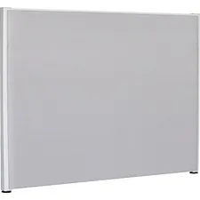 Lorell LLR 90264 — Lorell Gray Fabric Panel - 72 Width x 48 Height - Fabric, Steel - Gray - 1 Each