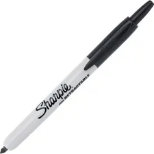 Newell Brands SAN 32701 — Sharpie Retractable Permanent Marker - Fine Marker Point - Retractable - Black