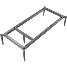 Lorell LLR 86933 — Lorell Contemporary Collection Adjustable Metal Base - 47.9 x 22.9 x 9.8 - Material: Metal - Finish: Gray