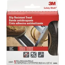 3M MMM 7635NA — 3M Safety Walk Outdoor Tread - 15 ft Length x 2 Width - 1 Each - Black