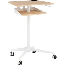 SAFCO PRODUCTS SAF 1944NA — Safco Active Collection Vum Mobile Workstation - 25.3 x 19.8 x 47.8 - 2 Shelve(s) - Finish: Natural