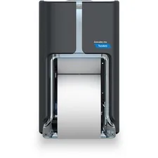 CASCADES CSD C310 — Cascades PRO Tandem DHC Bath Tissue Dispenser - Touchless Dispenser - 2220 x Sheet - 12 Height x 6.6 Width x 7 Depth - Dark Gray - Hygienic, Jam-free, Key Lock