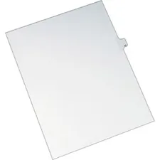 Avery Dennison AVE 82283 — Avery® Alllstate Style Individual Legal Dividers - 25 x Divider(s) - Side Tab(s) - 85 - 1 Tab(s)/Set - Letter - 8 1/2 Width x 11 Length - White Paper Divider - 1