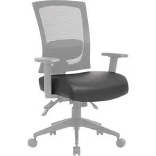 Lorell LLR 00598 — Lorell Task Chair Antimicrobial Seat Cover - 19 Length x 19 Width - Polyester - Black - 1 Each