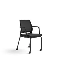 SAFCO PRODUCTS SAF 6829BL — Safco Medina Guest Chair - 1816 Chair Back, 18 x 18 x 18 Chair Seat, 23.5 x 23.5 x 33.5 Chair - Finish: Black