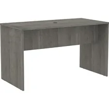 Lorell LLR 69662 — Lorell Essentials Laminate Standing Height Table - 72 x 36 x 41.3 - Band Edge - Material: Polyvinyl Chloride (PVC) Edge - Finish: Weathered Charcoal Laminate Surface