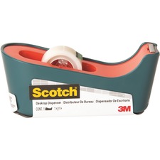 3M MMM C18SEA0 - Scotch Desktop Tape Dispenser - 1 Core - Non-skid Base, Weig