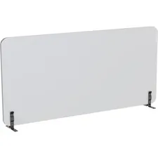 Lorell LLR 25962 — Lorell Acoustic Desktop Privacy Panel - 59 Width x 23.6 Height - Polyester Fiber - Light Gray - 1 Each