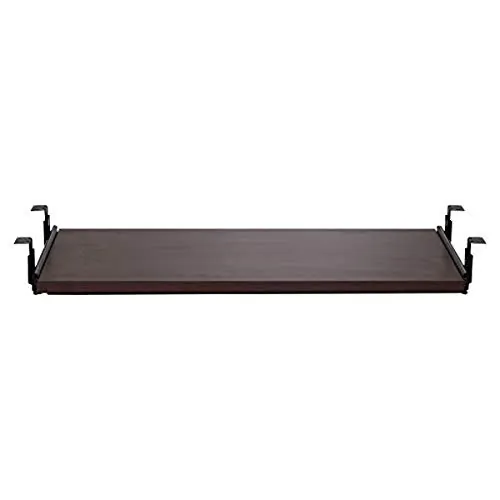 Lorell LLR87523 — Mahogany Laminate Keyboard Tray - 26-inch