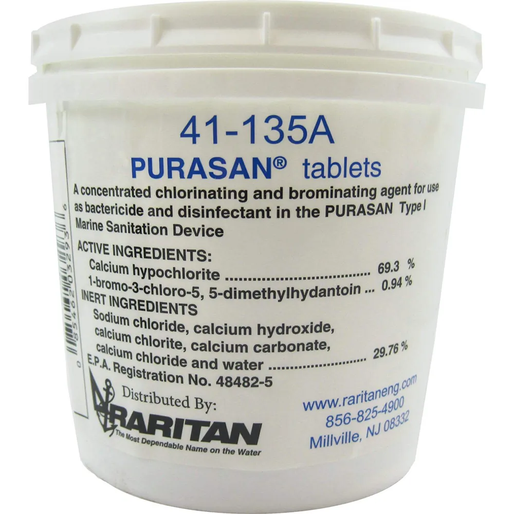 Raritan 41-135A — Raritan PURASAN EX Marine Sanitation Tablet Refills - 6 Pack