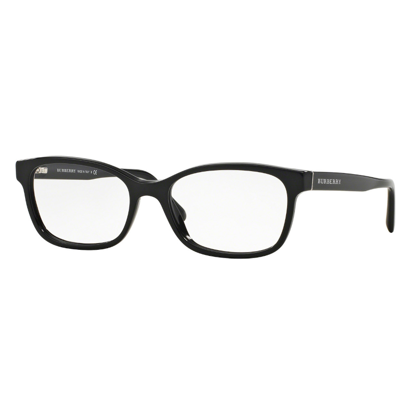 GLOP BE2201-3001 - Burberry BE2201-3001 Women Black Rectangle Acetate Frame 52m