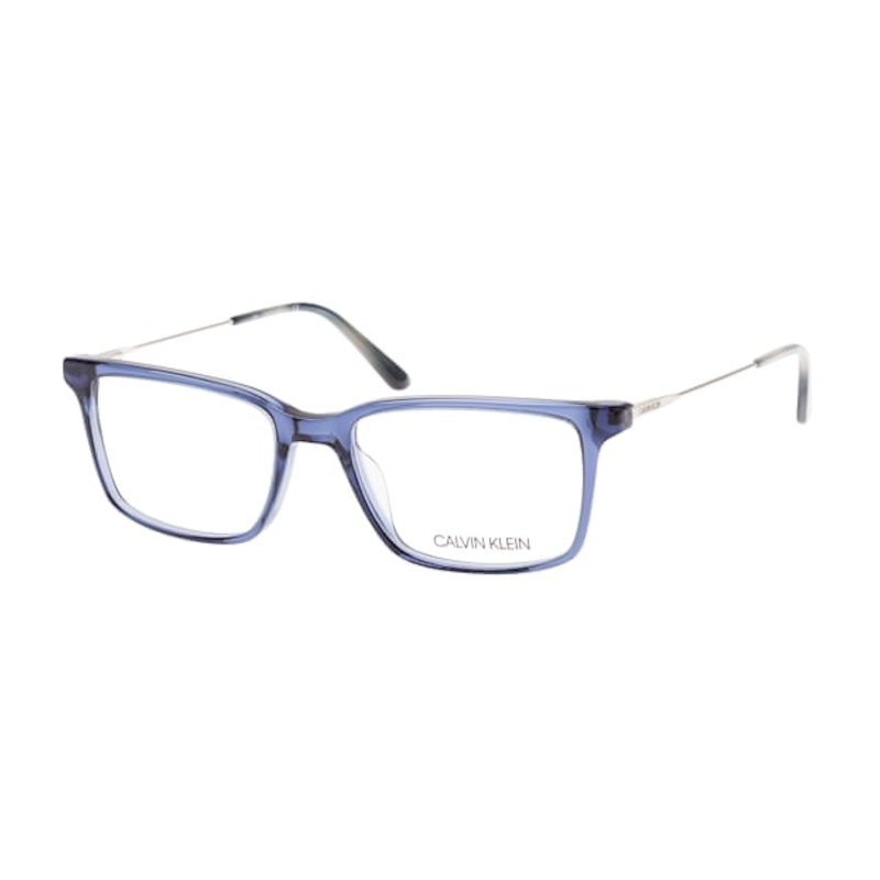 GLOP CK-18707-410 - Calvin Klein CK-18707-410 Men Blue & Silver Square Metal Bri
