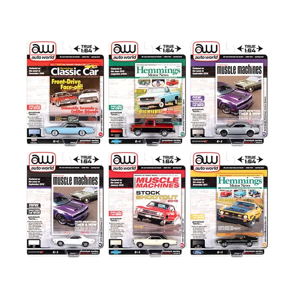Autoworld 64322B — Auto World Premium 2021 Set A Diecast Cars - Release 5