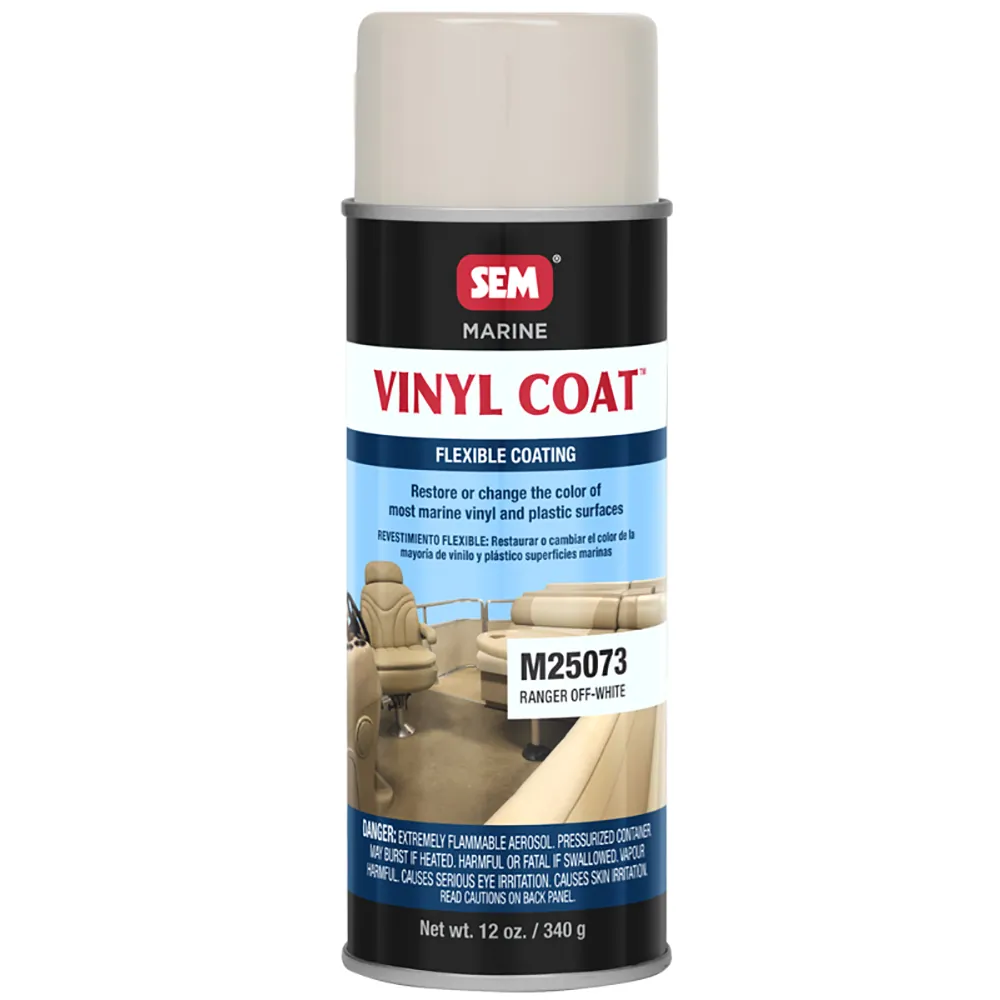 SEM M25073 — SEM Marine Vinyl Coat - Off-White - 12oz Spray